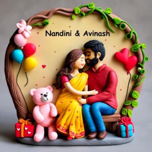 Couple Tabletop 3D Art