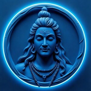 Handmade Lord Shiva 3D Art With Lighting